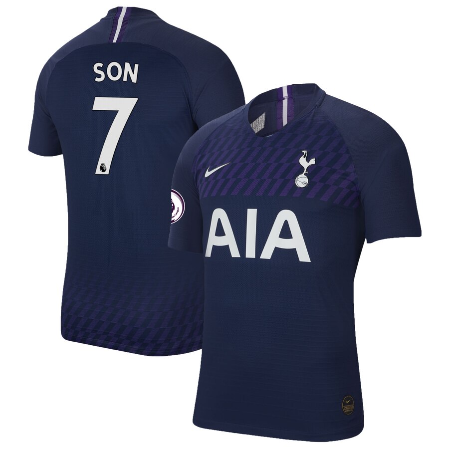 Son Heung-min 2019/20 Away Authentic Vapor Match Player Jersey – Blue