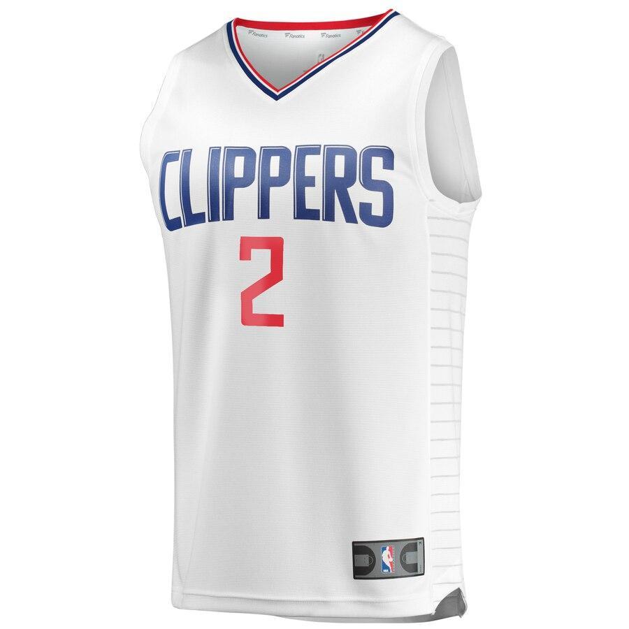 Kawhi Leonard LA Clippers Fast Break Replica Jersey White – Association Edition