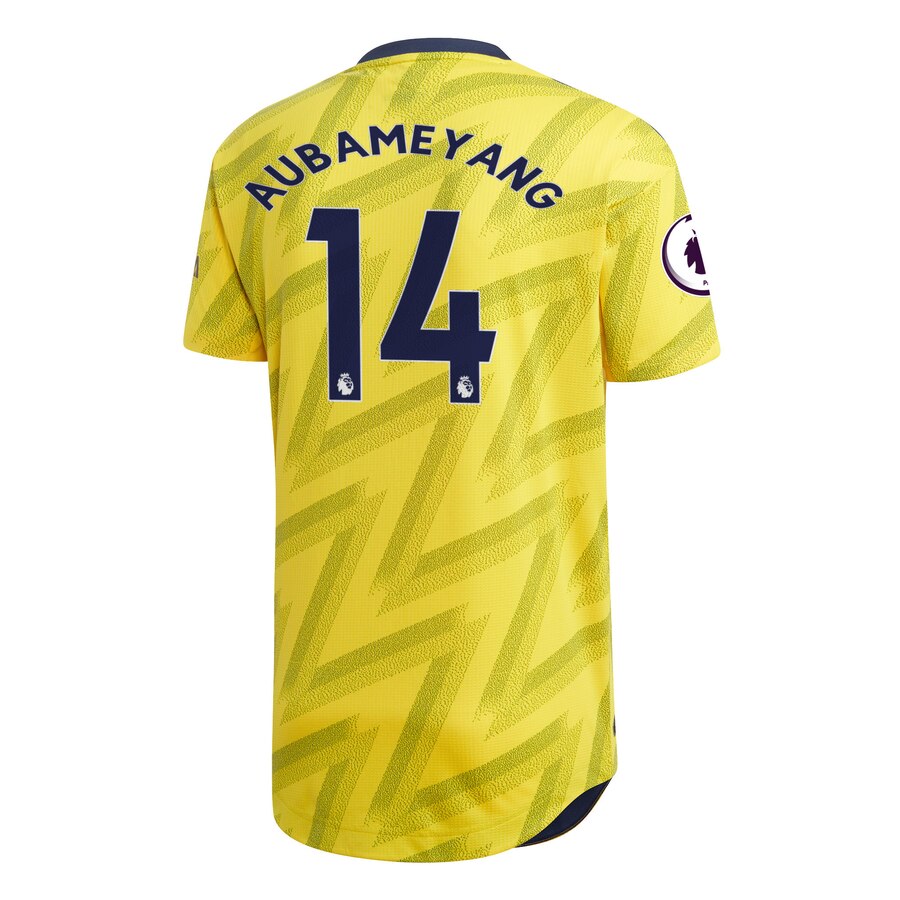 Aubameyang 2019/20 Away Authentic Player Jersey – Yellow