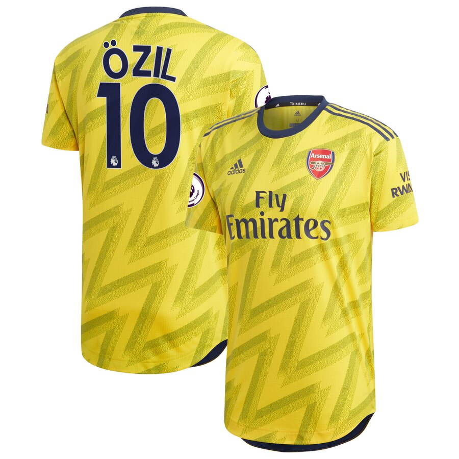 Özil 2019/20 Away Authentic Player Jersey – Yellow