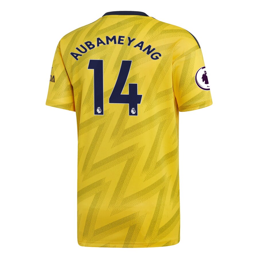 Aubameyang 2019/20 Away Replica Player Jersey – Yellow