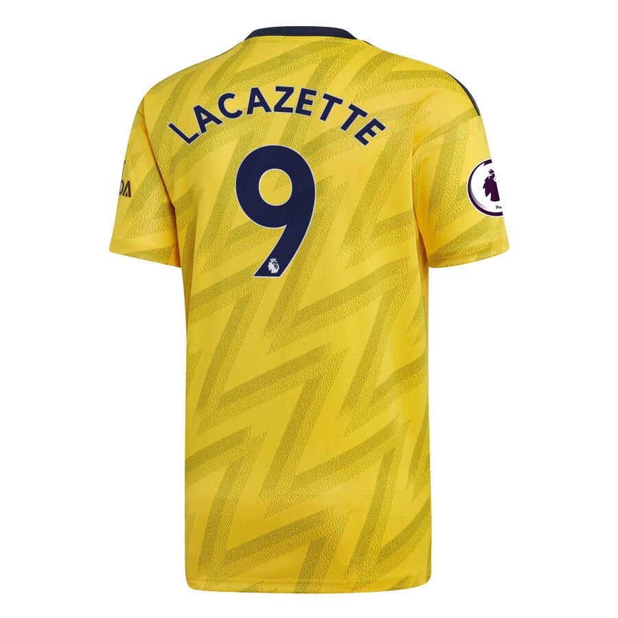 Lacazette 2019/20 Away Replica Player Jersey – Yellow