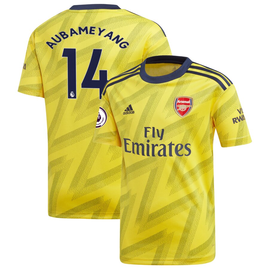 Aubameyang Youth 2019/20 Away Replica Player Jersey – Yellow