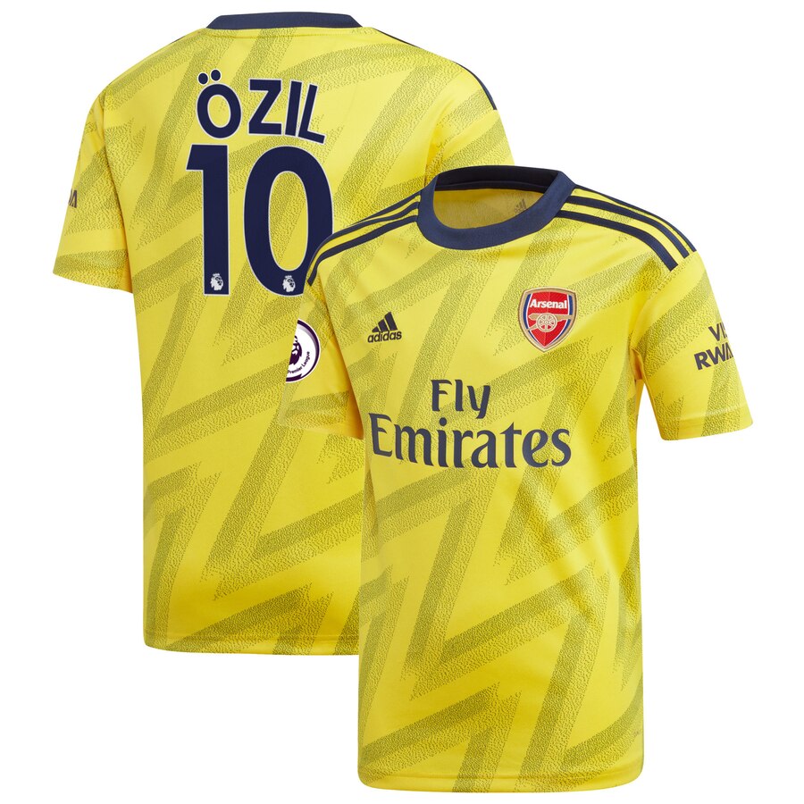Özil Youth 2019/20 Away Replica Player Jersey – Yellow