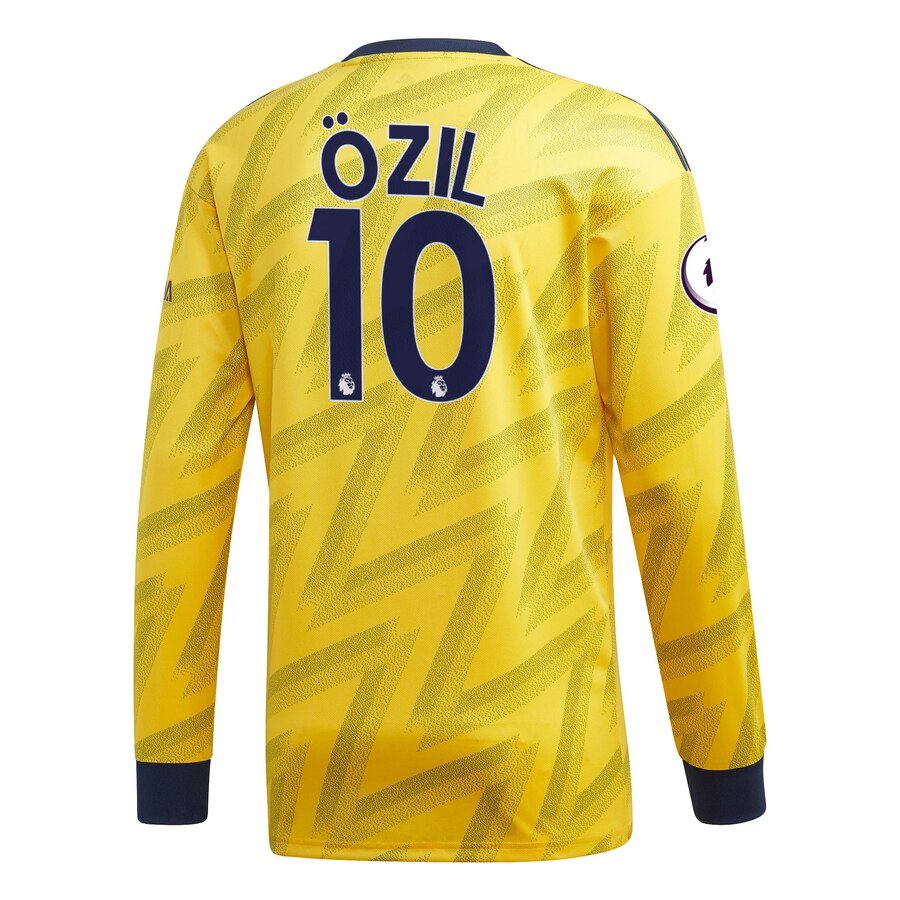 Özil 2019/20 Away Replica Player Long Sleeve Jersey – Yellow