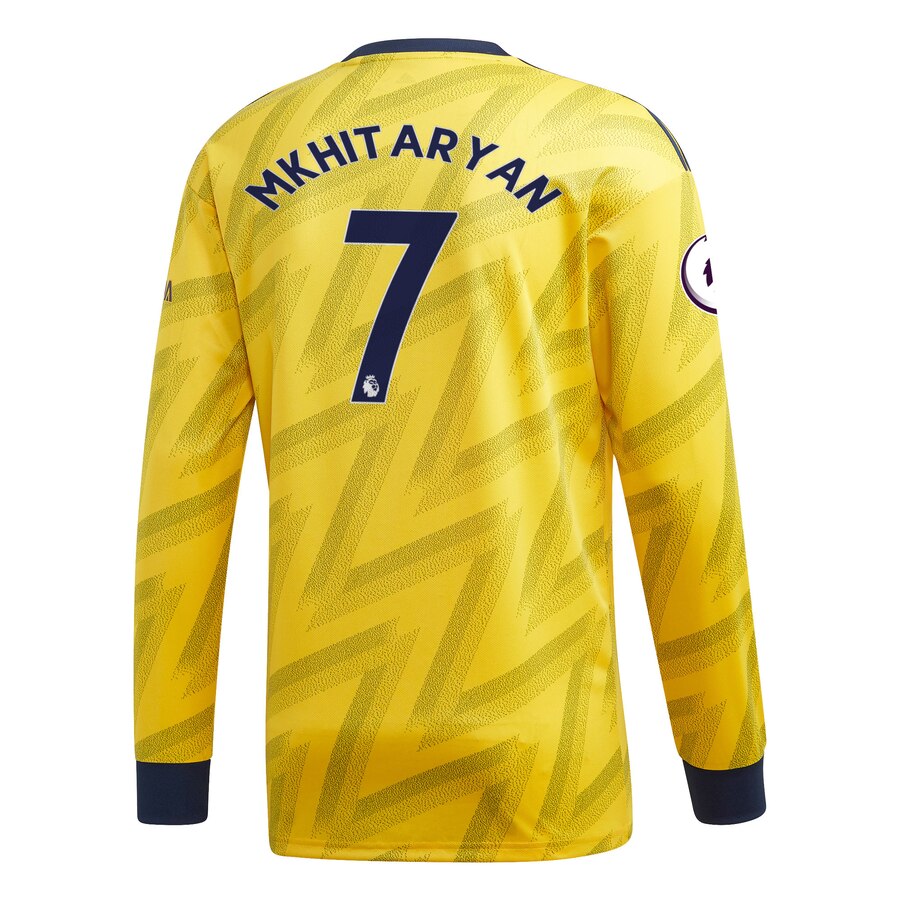 Mkhitaryan 2019/20 Away Replica Player Long Sleeve Jersey – Yellow