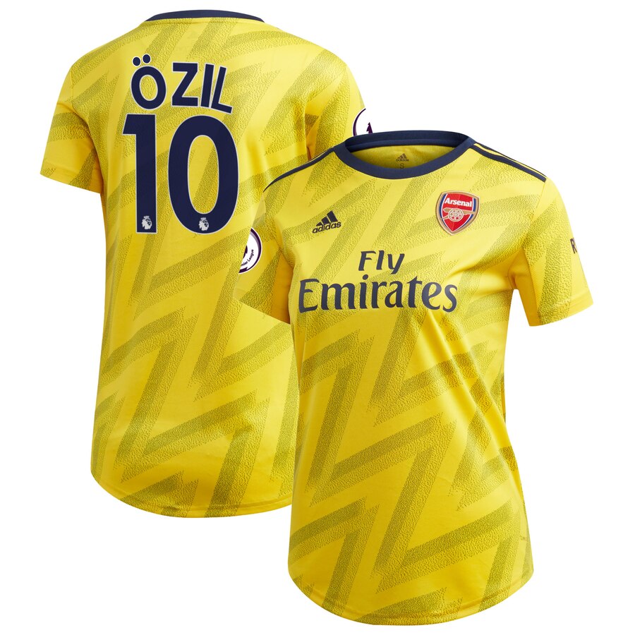 Özil Women's 2019/20 Away Replica Player Jersey – Yellow