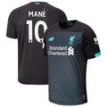 Sadio Mané New Balance Youth 2019/20 Third Replica Player Jersey - Black
