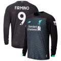 Roberto Firmino New Balance 2019/20 Third Replica Long Sleeve Player Jersey - Black