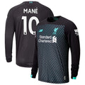 Sadio Mané New Balance 2019/20 Third Replica Long Sleeve Player Jersey - Black