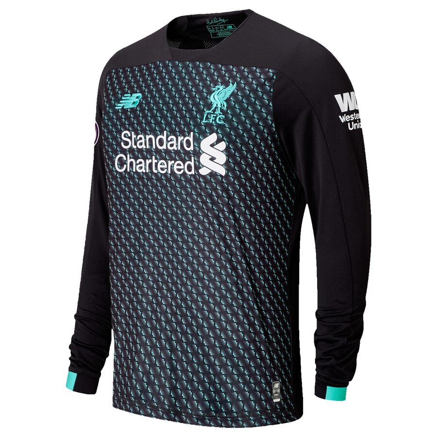 Sadio Mané New Balance 2019/20 Third Replica Long Sleeve Player Jersey - Black