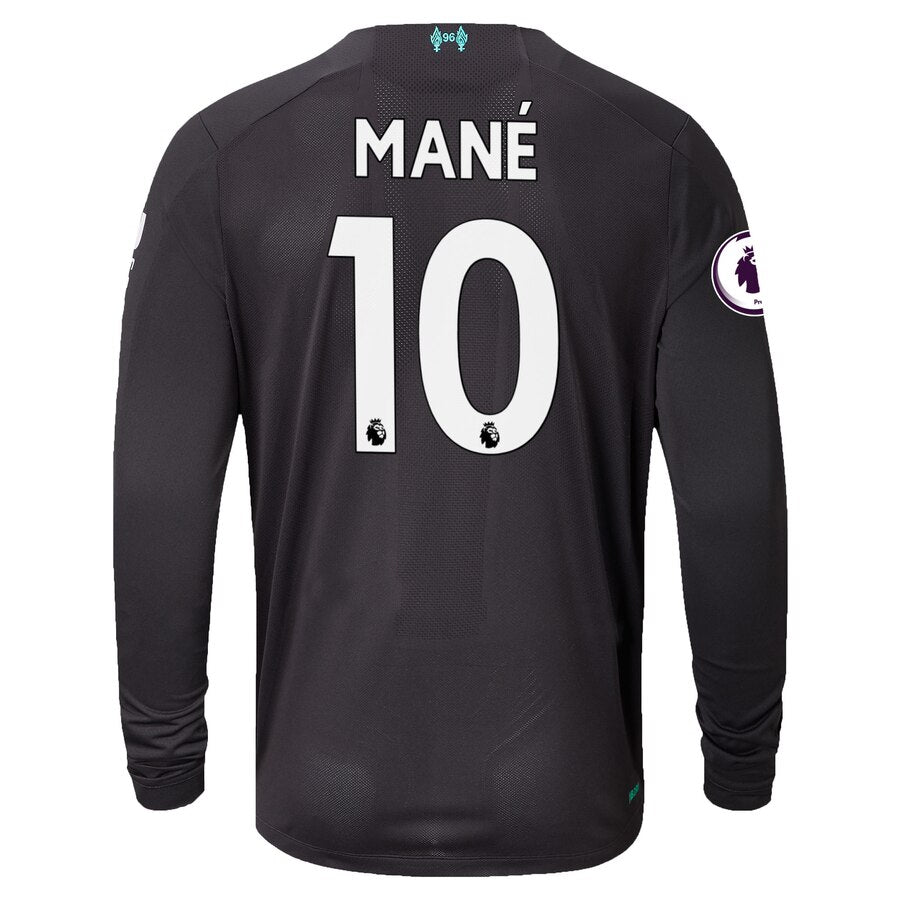 Sadio Mané New Balance 2019/20 Third Replica Long Sleeve Player Jersey - Black