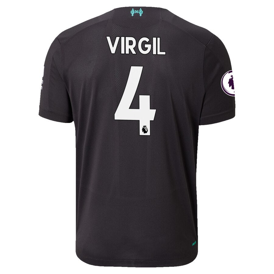 Virgil Van Dijk New Balance 2019/20 Third Authentic Player Jersey - Black