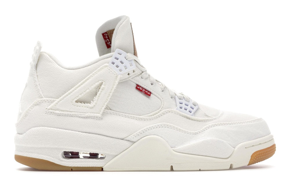 AJ 4 Retro Levi's White