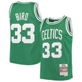 Larry Bird Boston Celtics Youth Hardwood Classics Swingman Throwback Jersey – Kelly Green