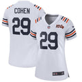 Women's Chicago Bears Tarik Cohen White 2019 100th Season Alternate Classic Game Jersey