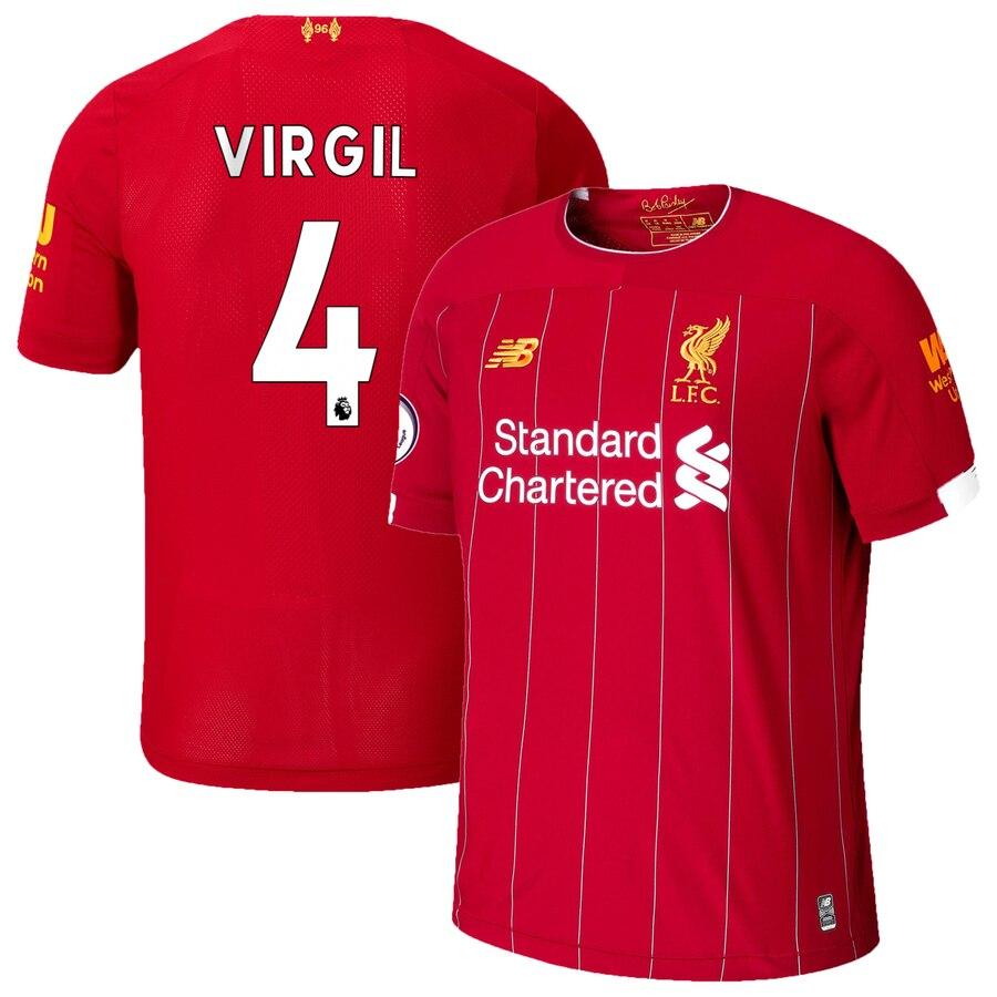 Virgil Van Dijk 2019/20 Home Replica Player Jersey – Red