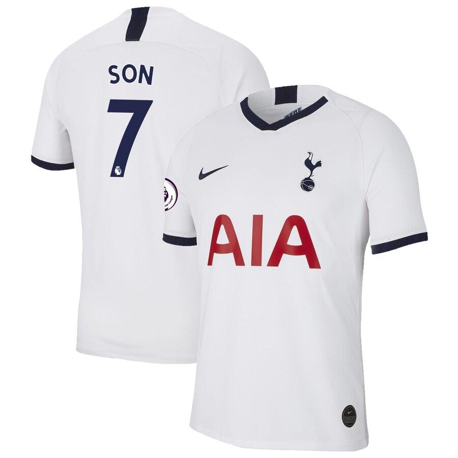 Son Heung-min #7 2019/20 Home Replica Breathe Stadium Player Jersey – White
