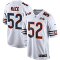 Men's Chicago Bears Khalil Mack White 100th Season Game Jersey