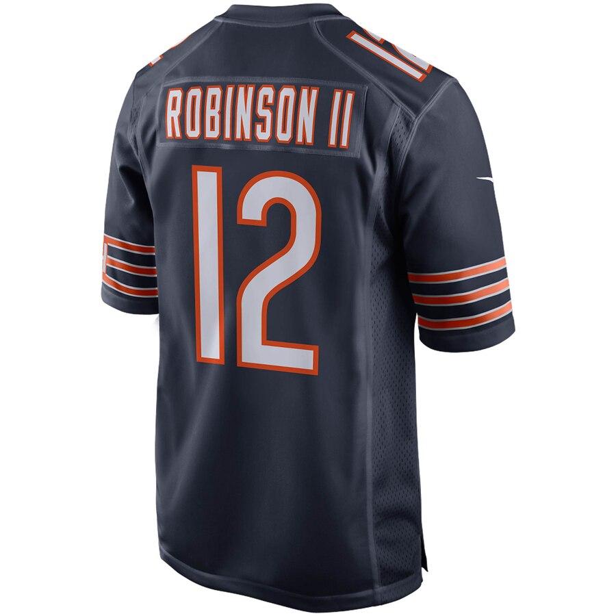 Men's Chicago Bears Allen Robinson Navy 100th Season Game Jersey