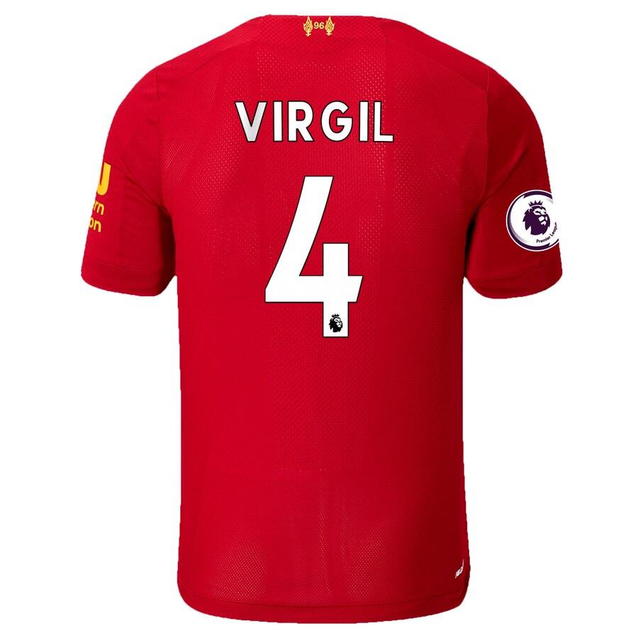Virgil Van Dijk 2019/20 Home Replica Player Jersey – Red