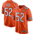 Men's Chicago Bears Khalil Mack Orange 100th Season Game Jersey