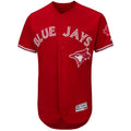 Justin Smoak Toronto Blue Jays Red Fashion Canada Day Player Flex Base Jersey