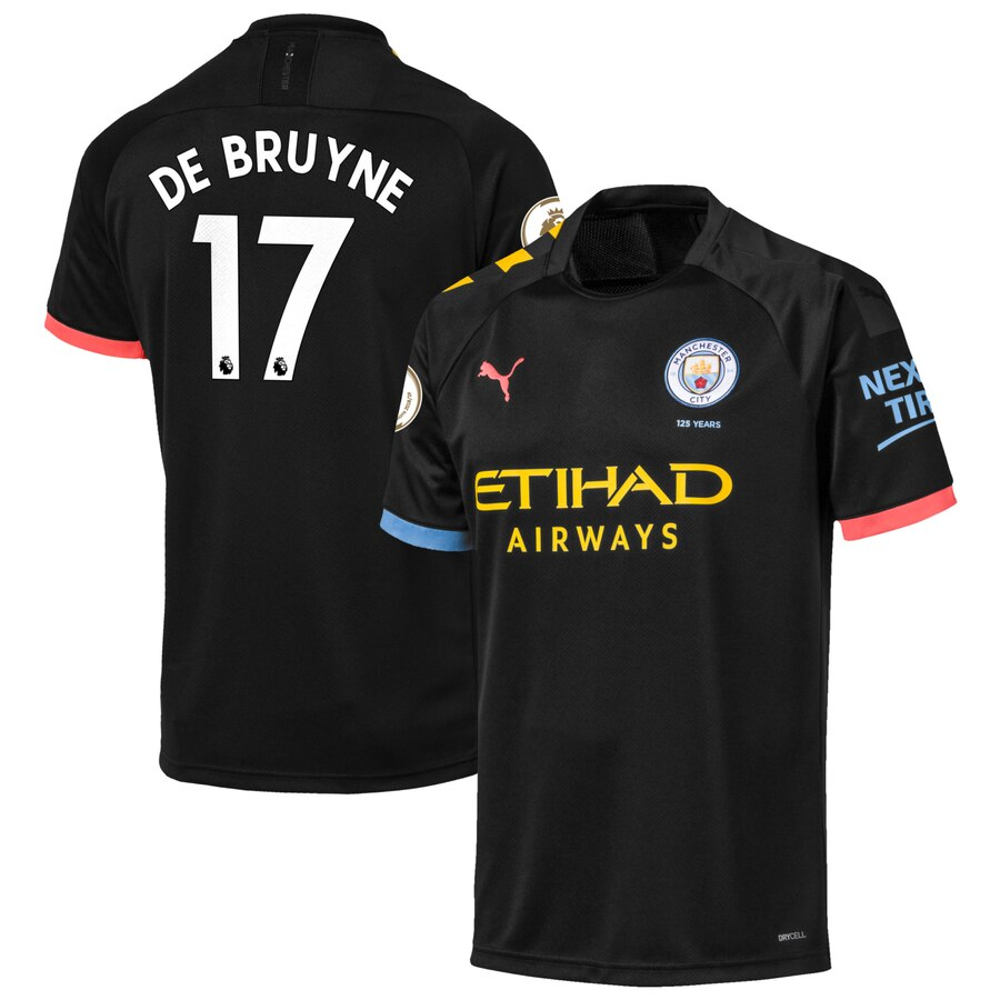 Kevin De Bruyne 2019/20 Away Replica Player Jersey – Black